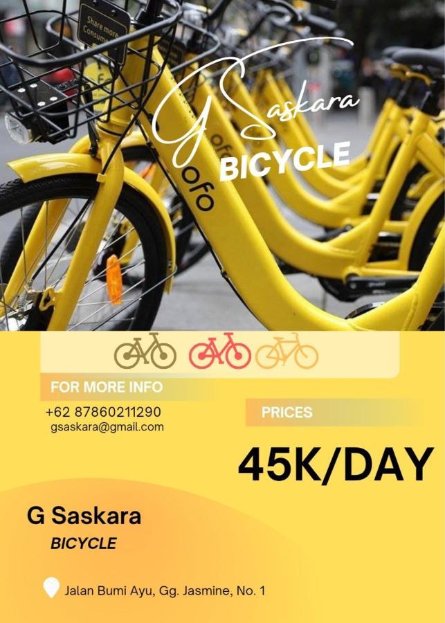 G Saskara Homestay Sanur Eksteriør billede